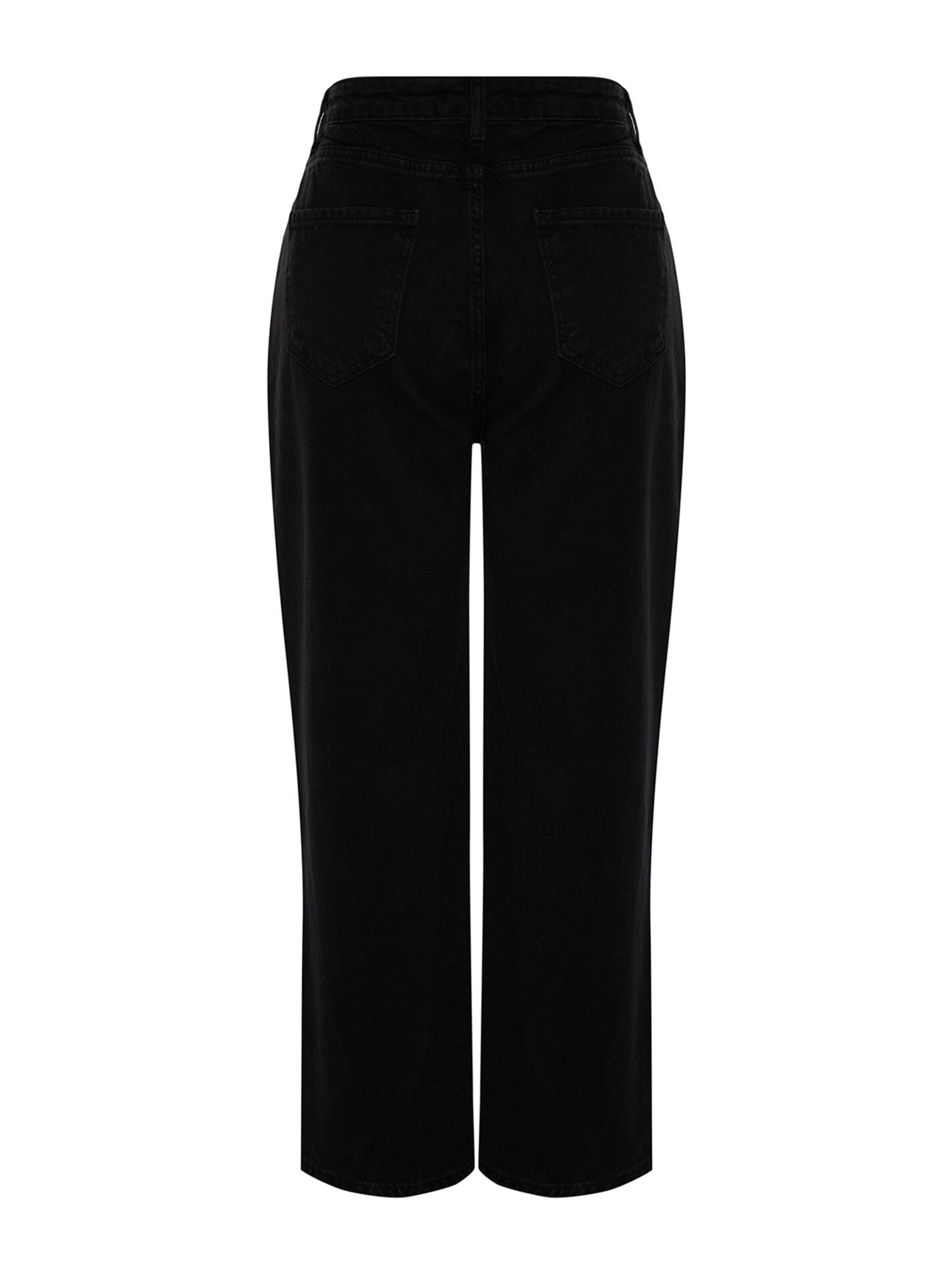 Wide leg Jeans di Trendyol Curve in grigio