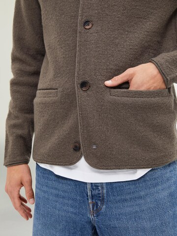 SELECTED HOMME Gebreid vest in Bruin