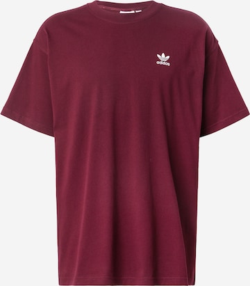 T-Shirt 'ESS' ADIDAS ORIGINALS en marron : devant
