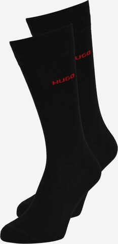 Chaussettes HUGO en noir : devant