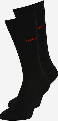 HUGO Socks in Black: front