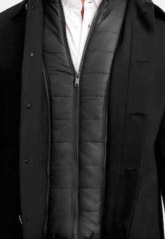 Manteau mi-saison 'Benyome' INDICODE JEANS en noir