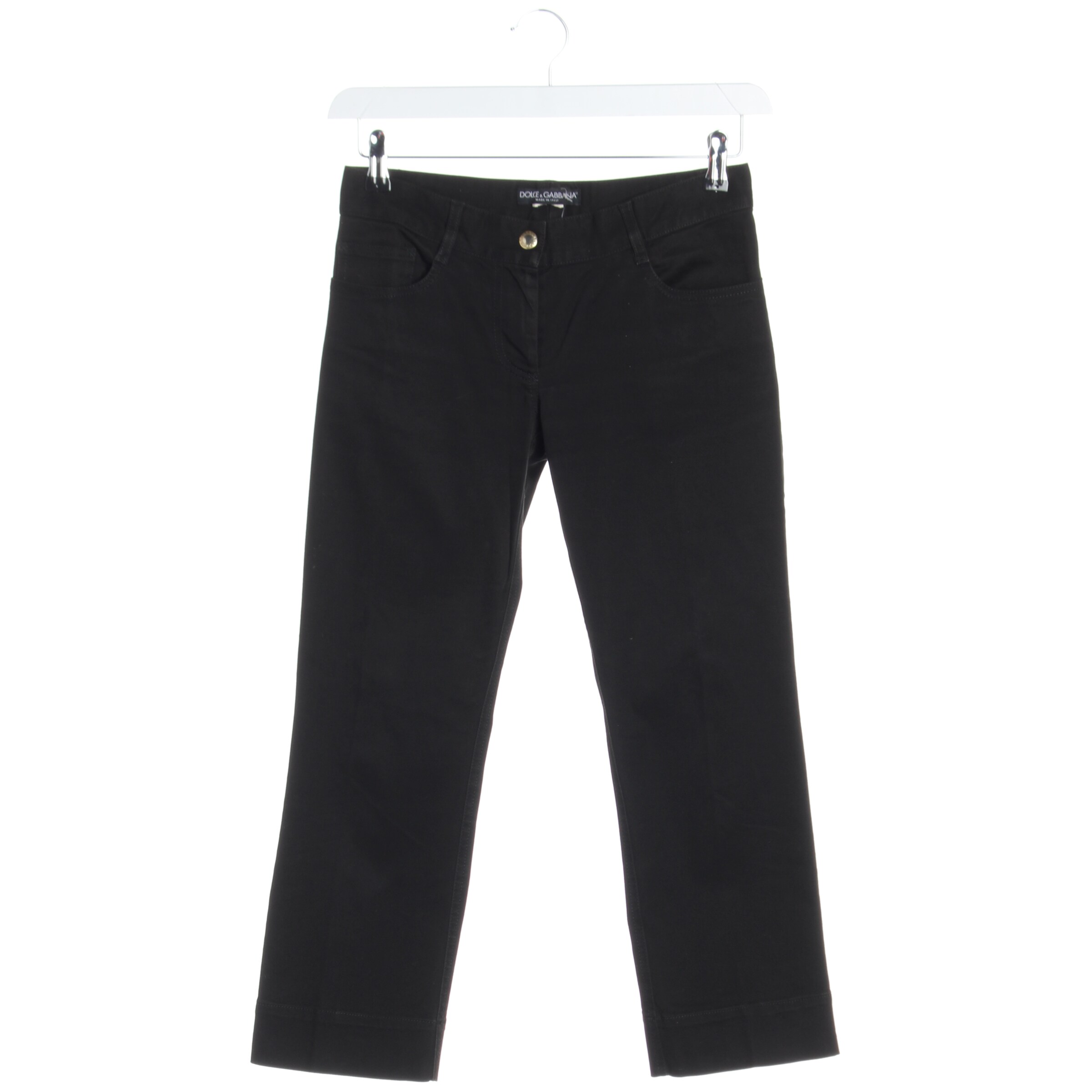 DOLCE & GABBANA Pants in XS in Black: front