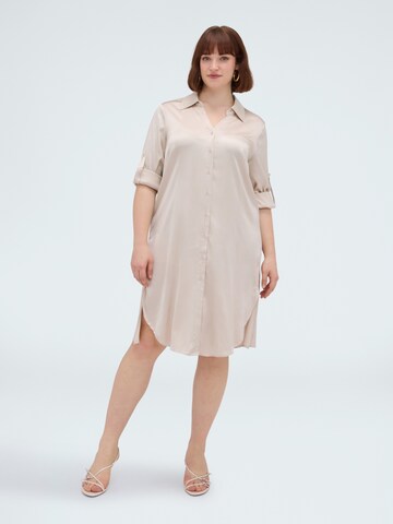 Abito camicia di Fiorella Rubino in beige