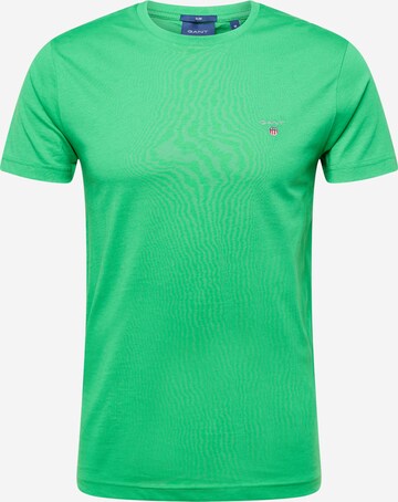 T-Shirt GANT en vert : devant