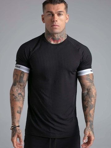 Maglietta 'Tech' di SikSilk in nero