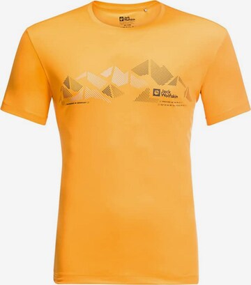 JACK WOLFSKIN Performance Shirt in Orange: front