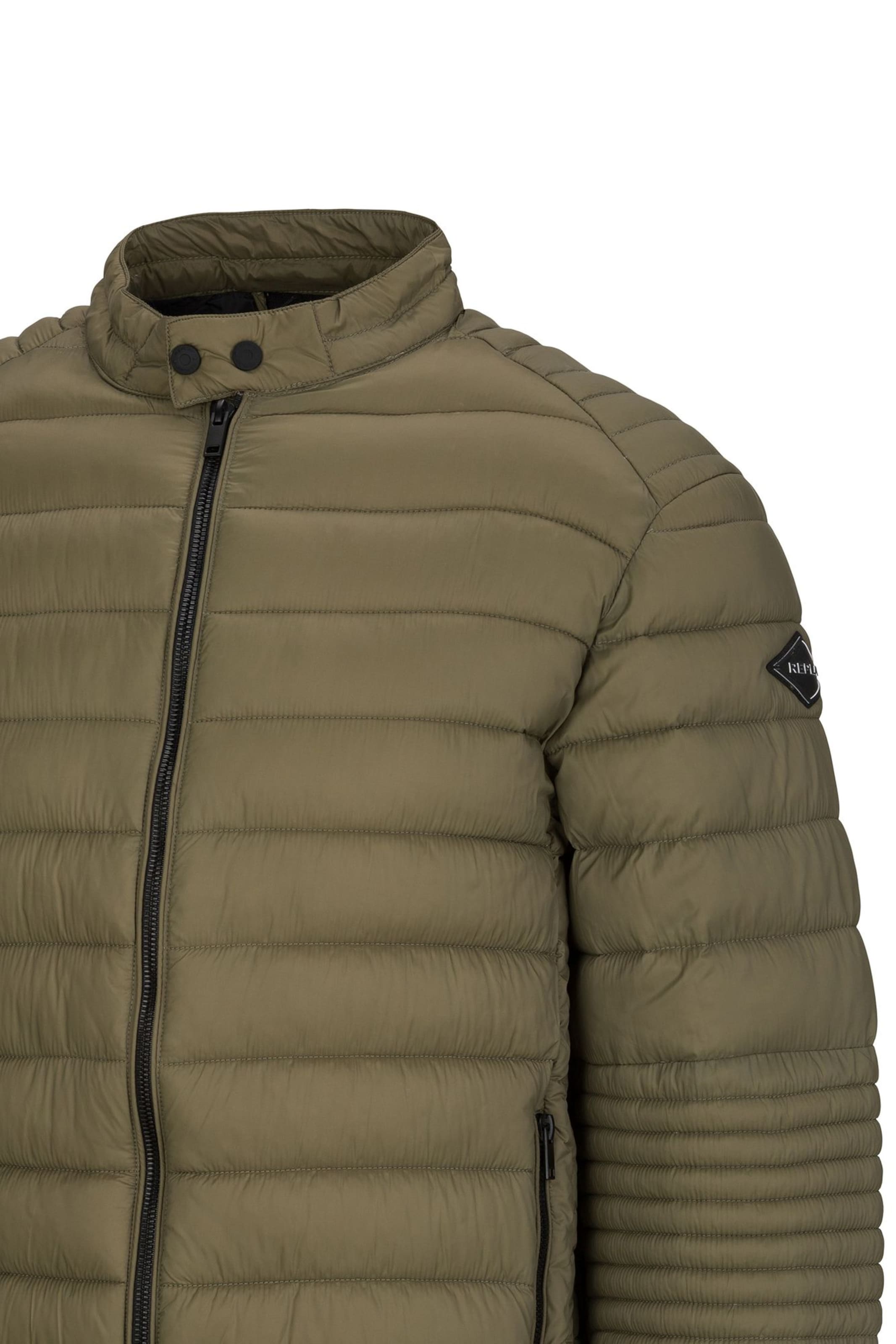 Geacă de primăvară-toamnă 'Dull Nylon' de la REPLAY pe verde