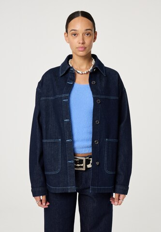 Veste mi-saison Fabienne Chapot en bleu : devant