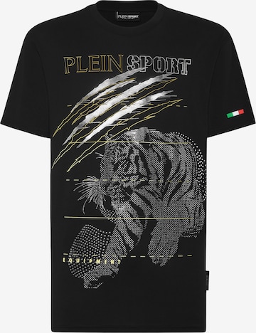 Plein Sport - Camiseta 'Tiger' en negro: frente