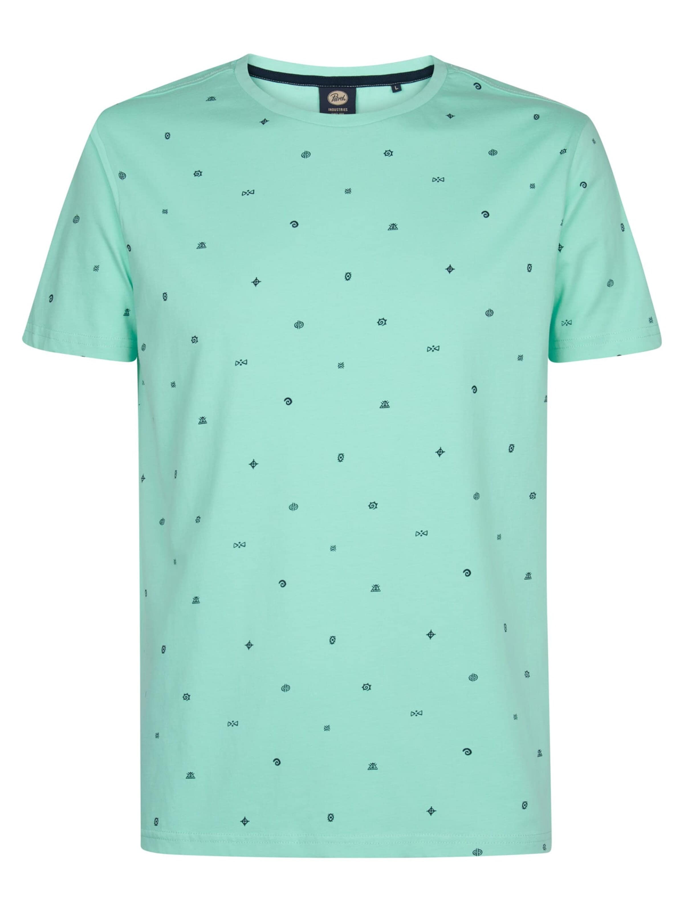 PETROL INDUSTRIES MEN Shirt in Groen: voorkant