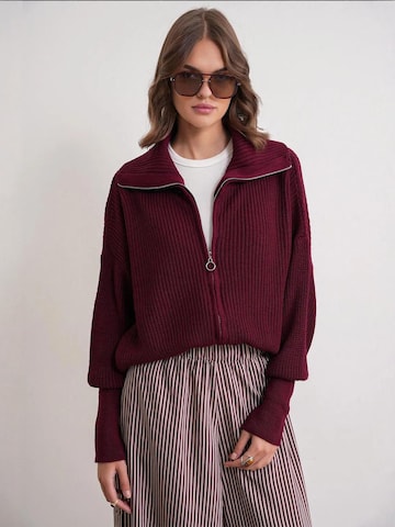 MixRay Strickjacke in Rot: Vorderseite