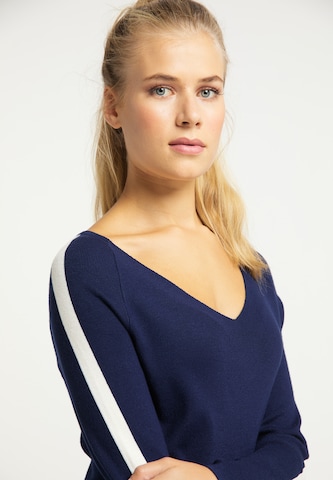 usha BLUE LABEL Strickpullover in Blau