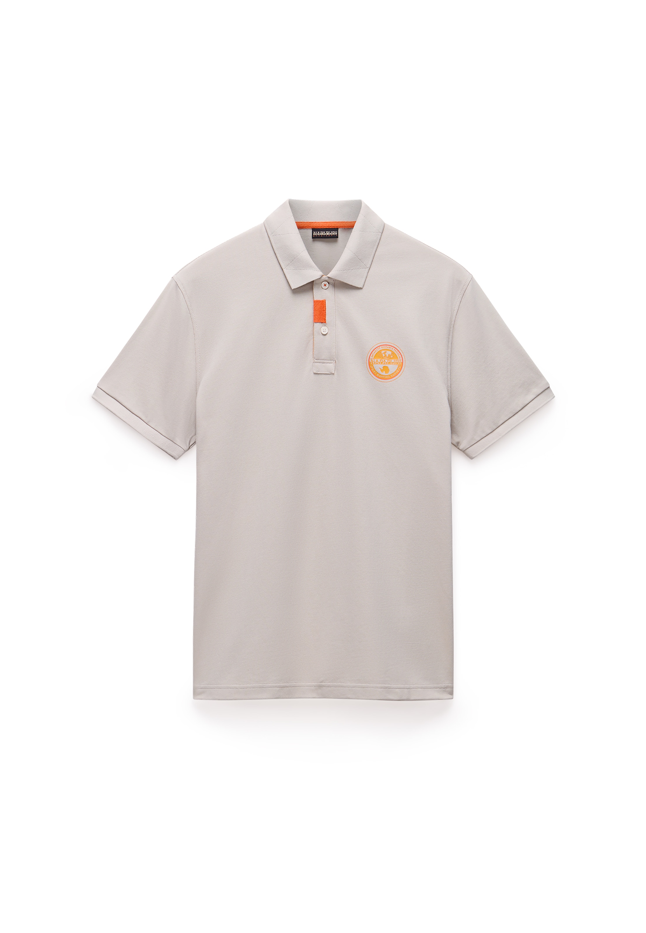 NAPAPIJRI Μπλουζάκι 'E-Clanis' σε γκρεζ / σκούρο πορτοκαλί, Άποψη προϊόντος