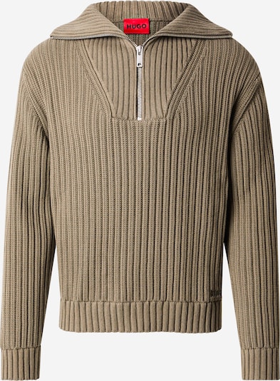 HUGO Pullover in schlammfarben, Produktansicht