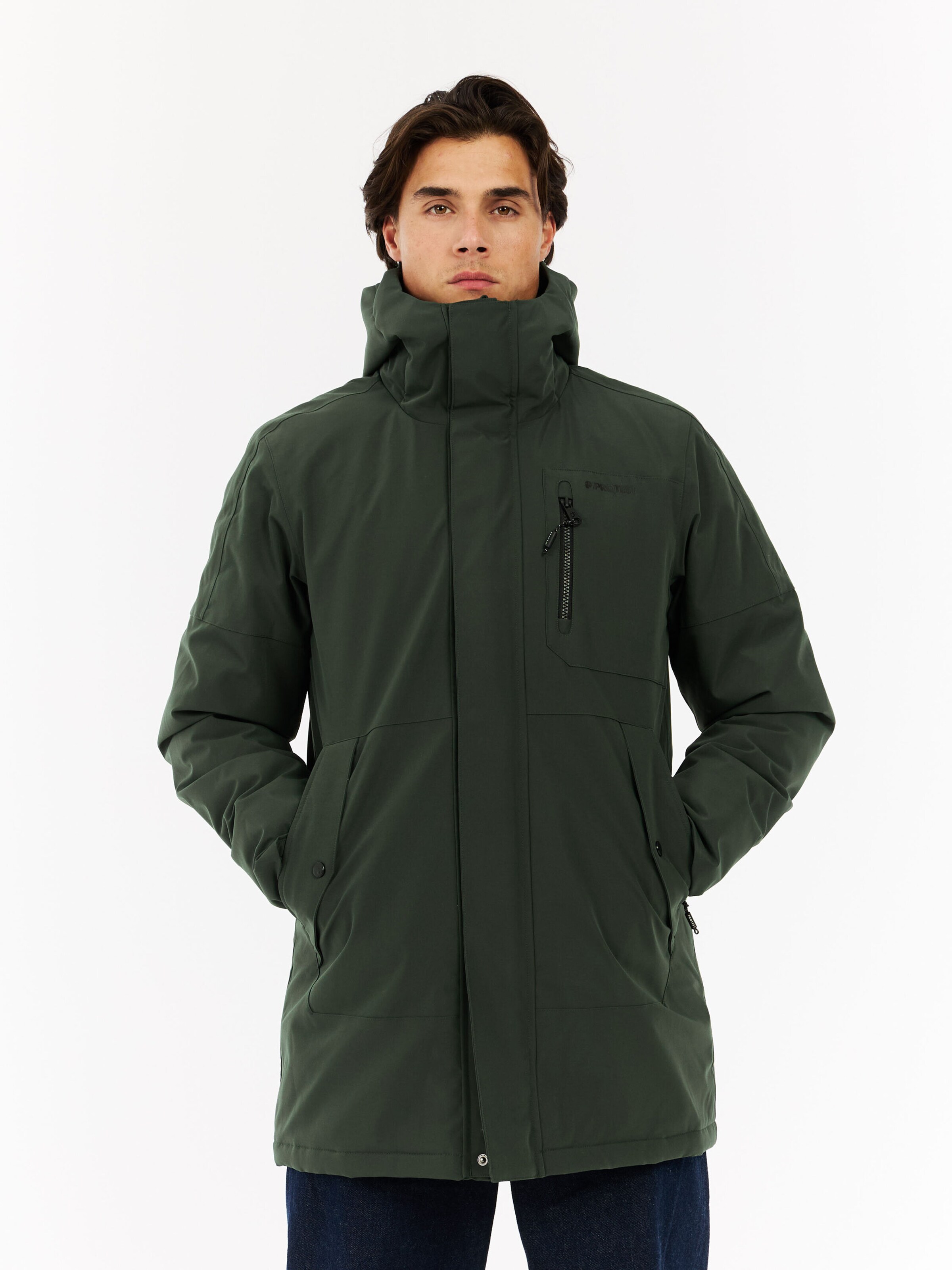 PROTEST Sportjacke 'PRTHEMLEY'‌‌‌‌‌‌‌‌‌‌ in Grün: Vorderseite