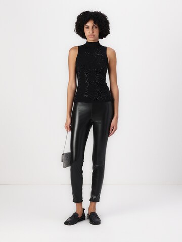 GUESS Skinny Legíny 'PRESCILLA' - Čierna