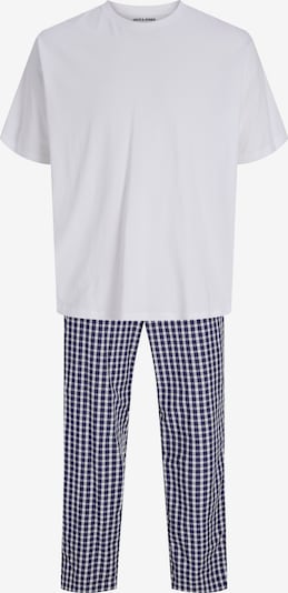JACK & JONES Pitkä pyjama 'JACFLORENCE' koossa XS värissä laivastonsininen / valkoinen, Tuotenäkymä