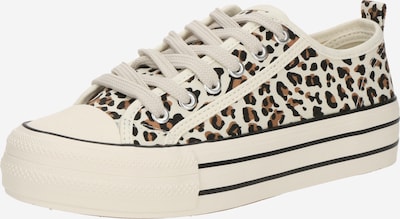 TOM TAILOR Nízke tenisky - svetlobéžová / hnedá / čierna, Produkt