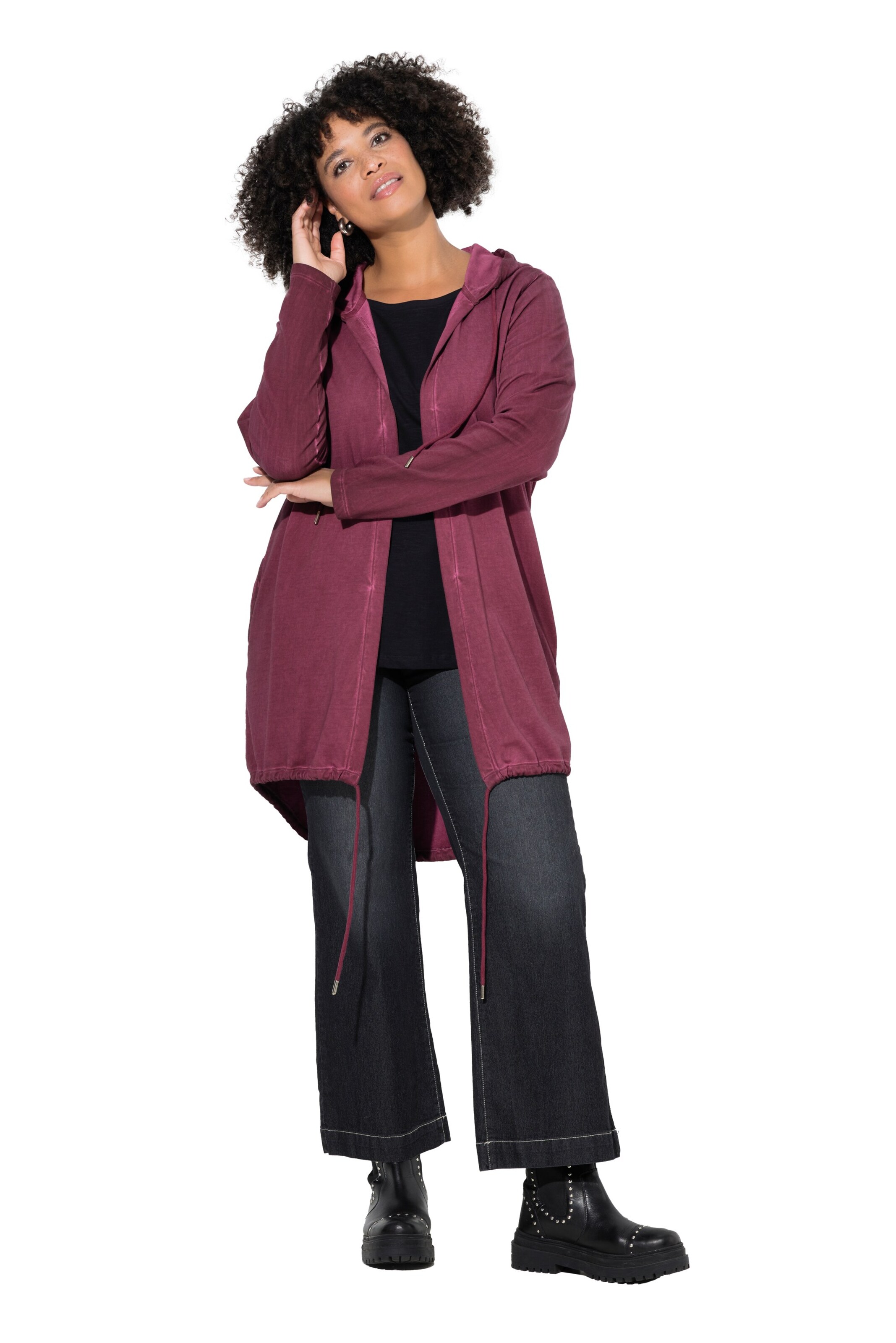 Angel of Style Sweatvest in Rood