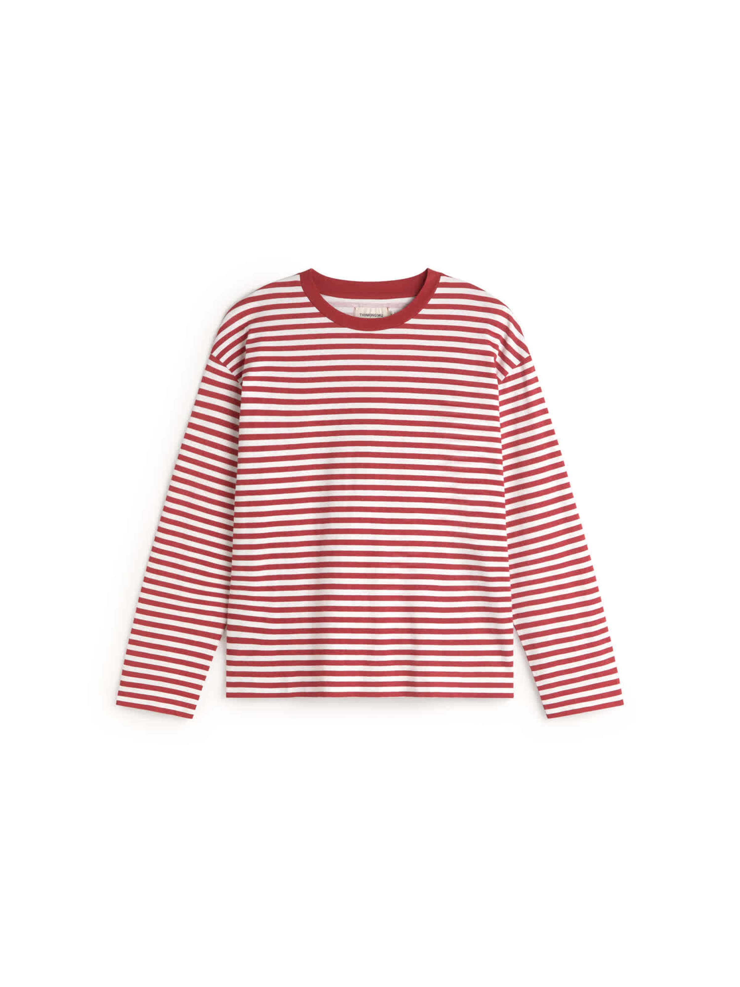 Maglietta di Thinking MU in rosso: frontale