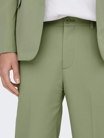 regular Pantaloni con piega frontale 'Eve' di Only & Sons in verde