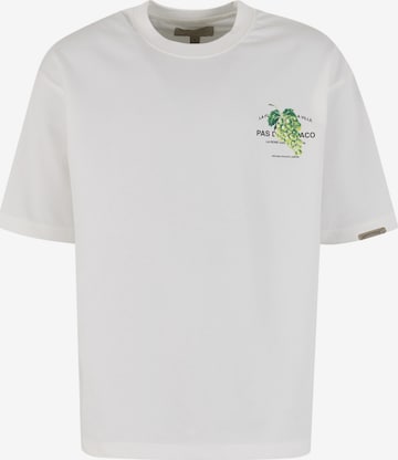 T-Shirt 'VERDE' Pas De Monaco en blanc : devant