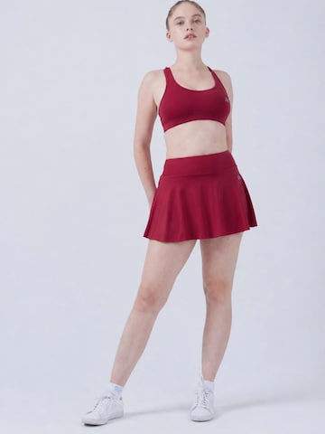 SPORTKIND Athletic Skorts 'Advantage' in Red: front
