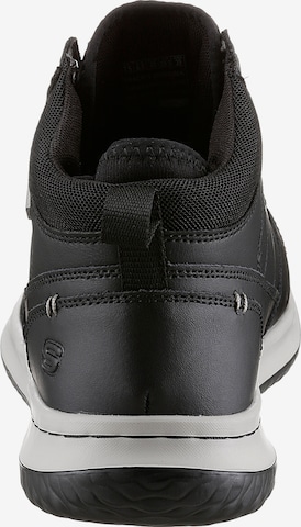 SKECHERS High-Top Sneakers in Black