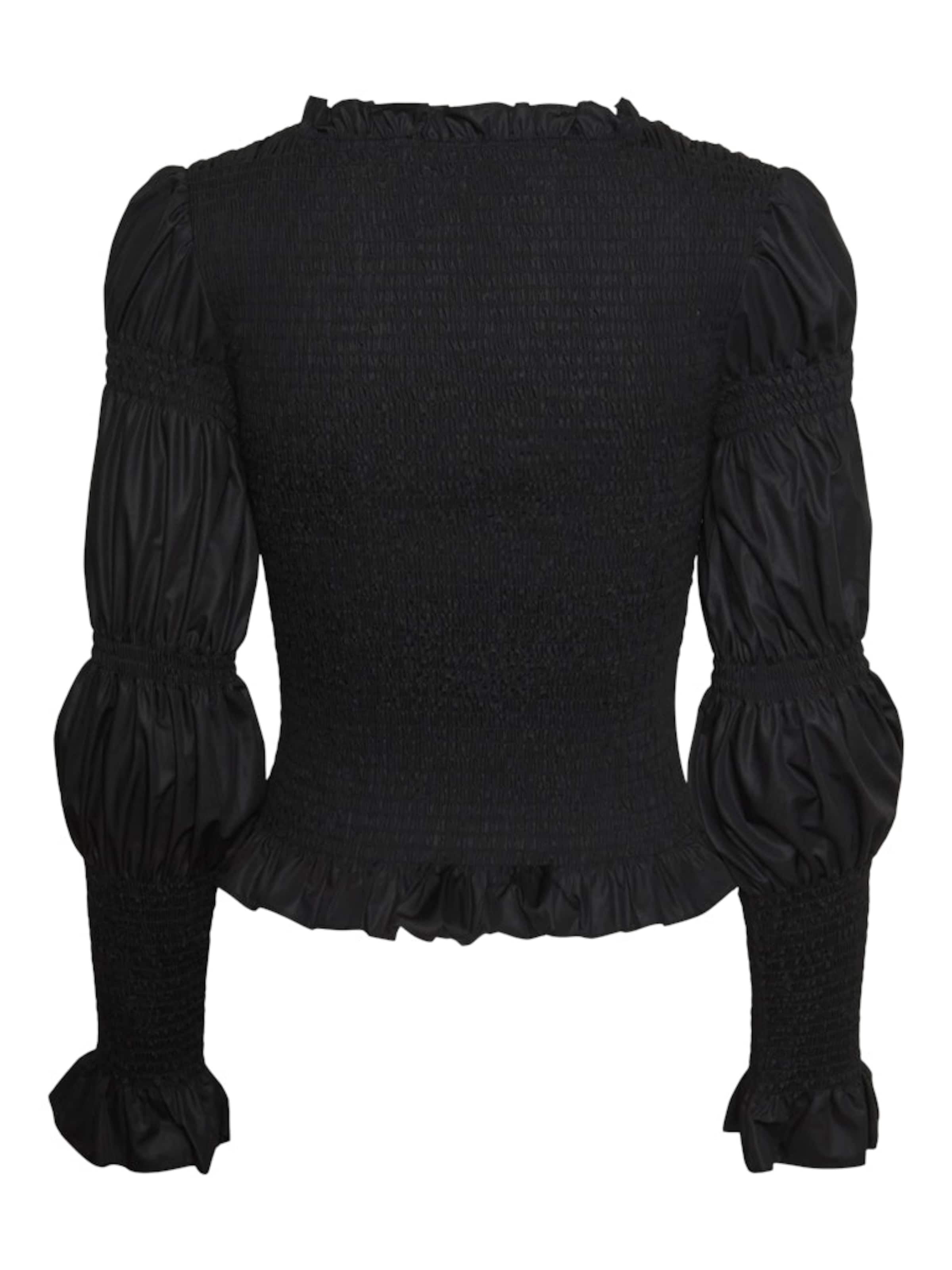 YAS Bluse 'YASCHEMMA' in Schwarz