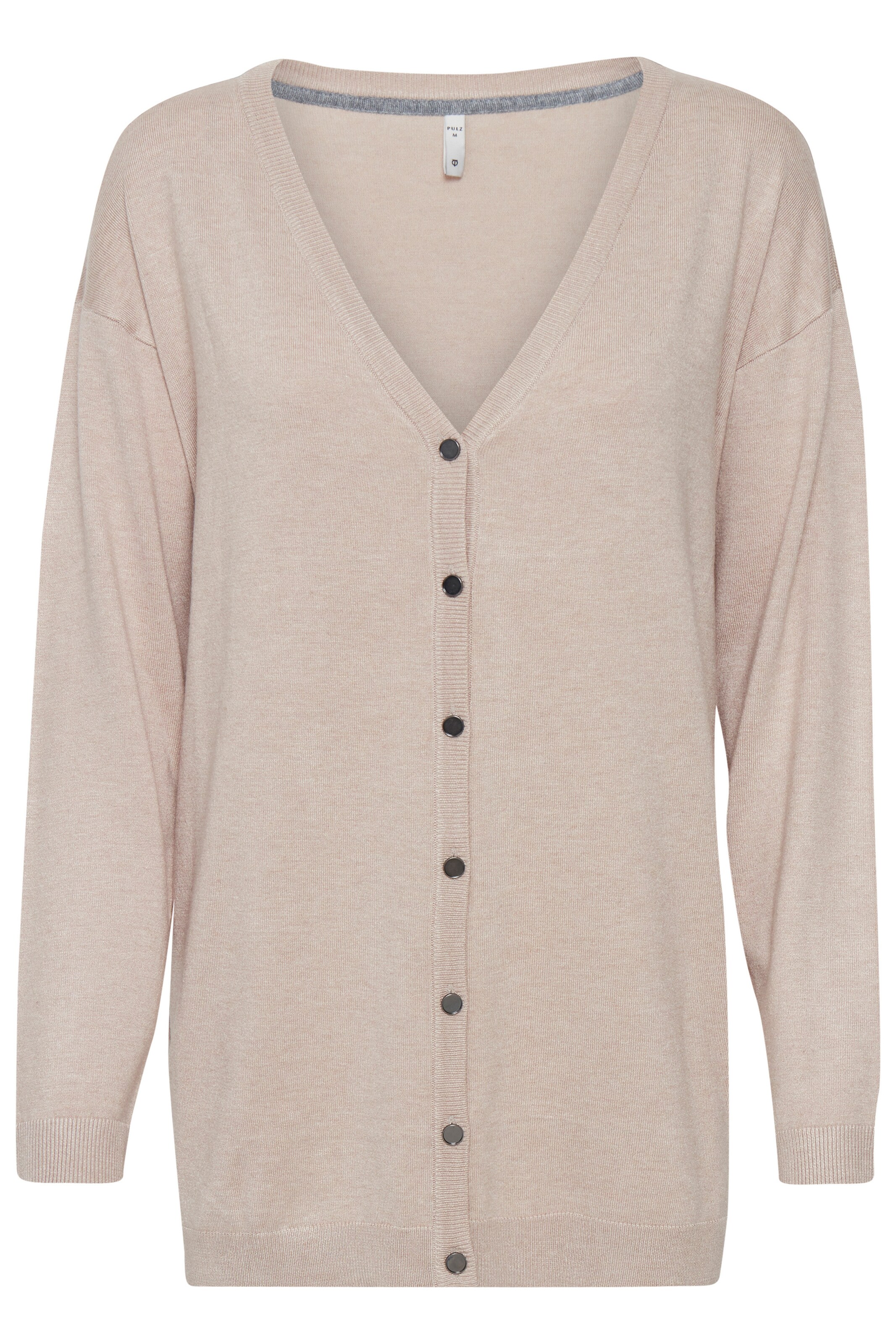 Cardigan 'SARA' PULZ Jeans en beige : devant