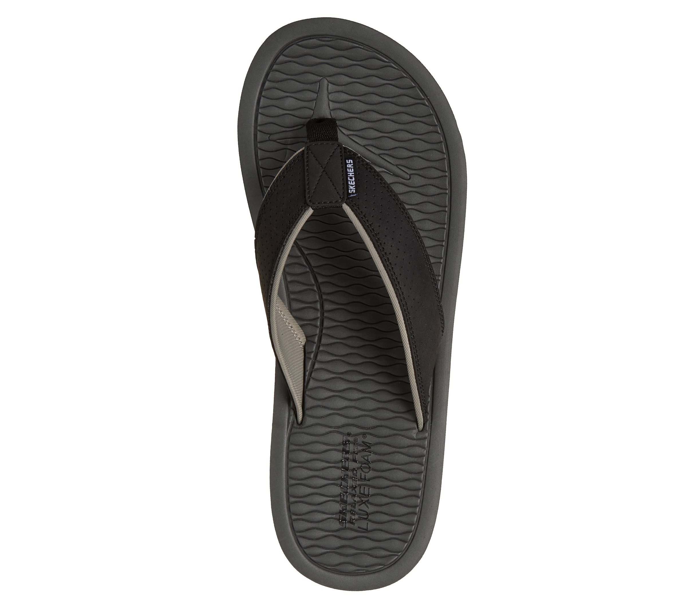 SKECHERS T-Bar Sandals in Black
