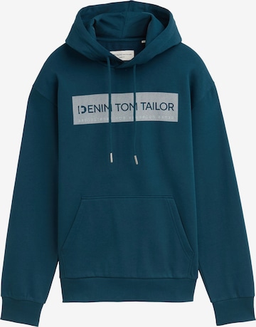 TOM TAILOR DENIM Свитшот в Зеленый: спереди