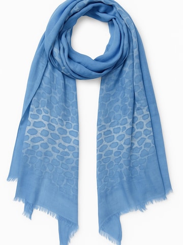 COLLEZIONE ALESSANDRO Schal 'Leos Traum' in Blau: Vorderseite