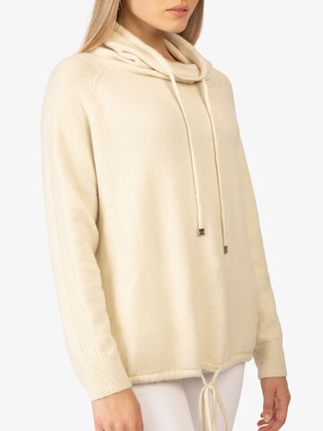 Rainbow Cashmere Pullover in Beige