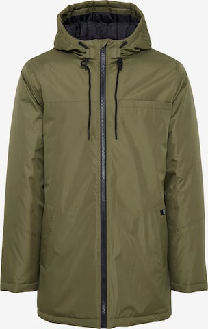 BLEND Winter Jacket in Green: front