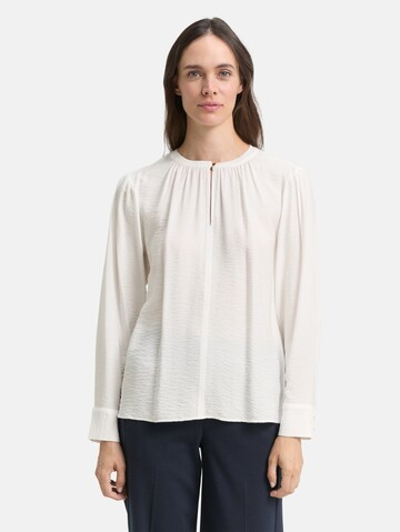 TOM TAILOR Blouse in Wit: voorkant