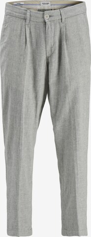 JACK & JONES Pleat-Front Pants 'Bill Cairo' in Green: front