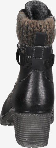 Bama Lace-Up Ankle Boots in Black