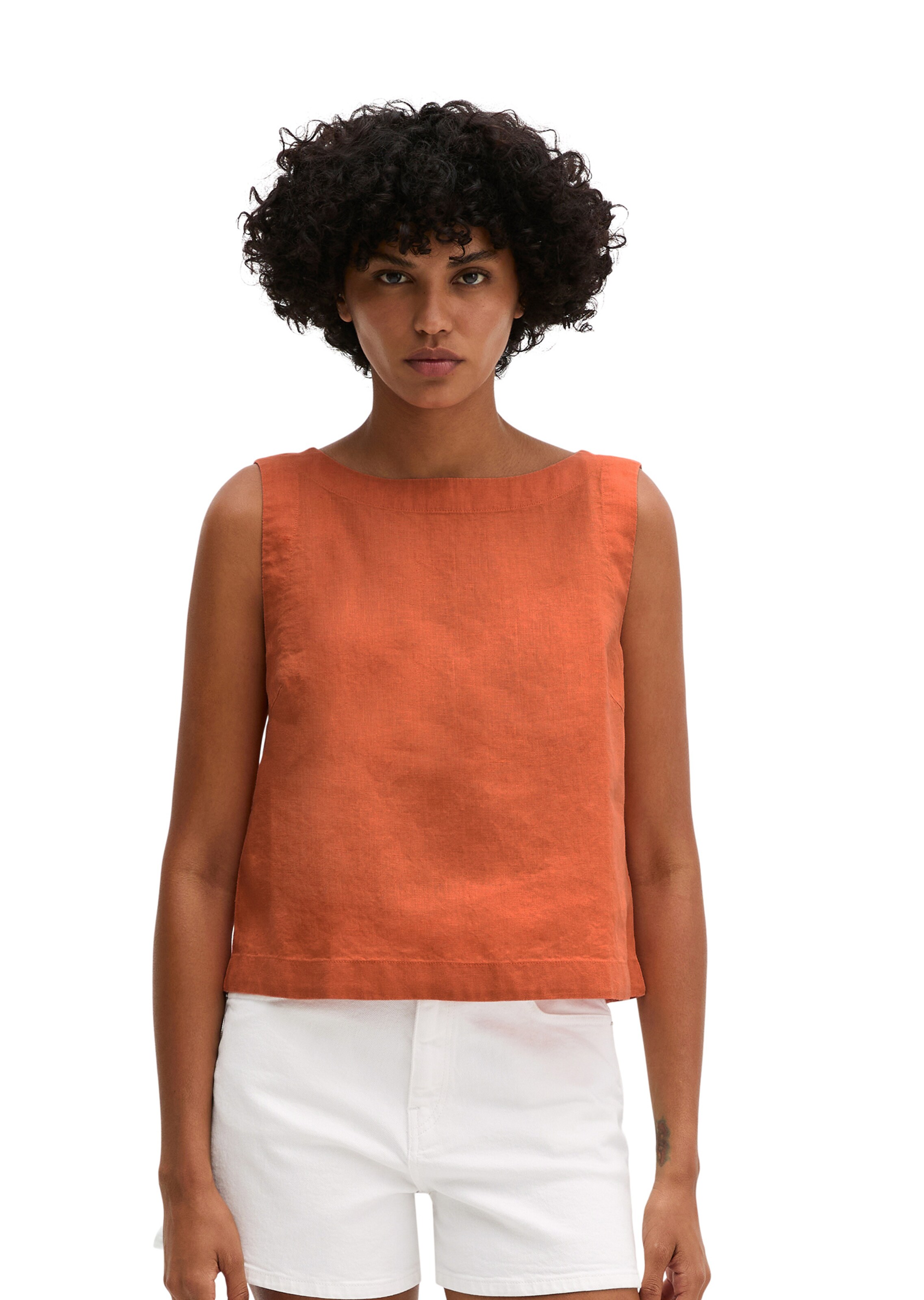 Marc O'Polo Blouse in Oranje: voorkant