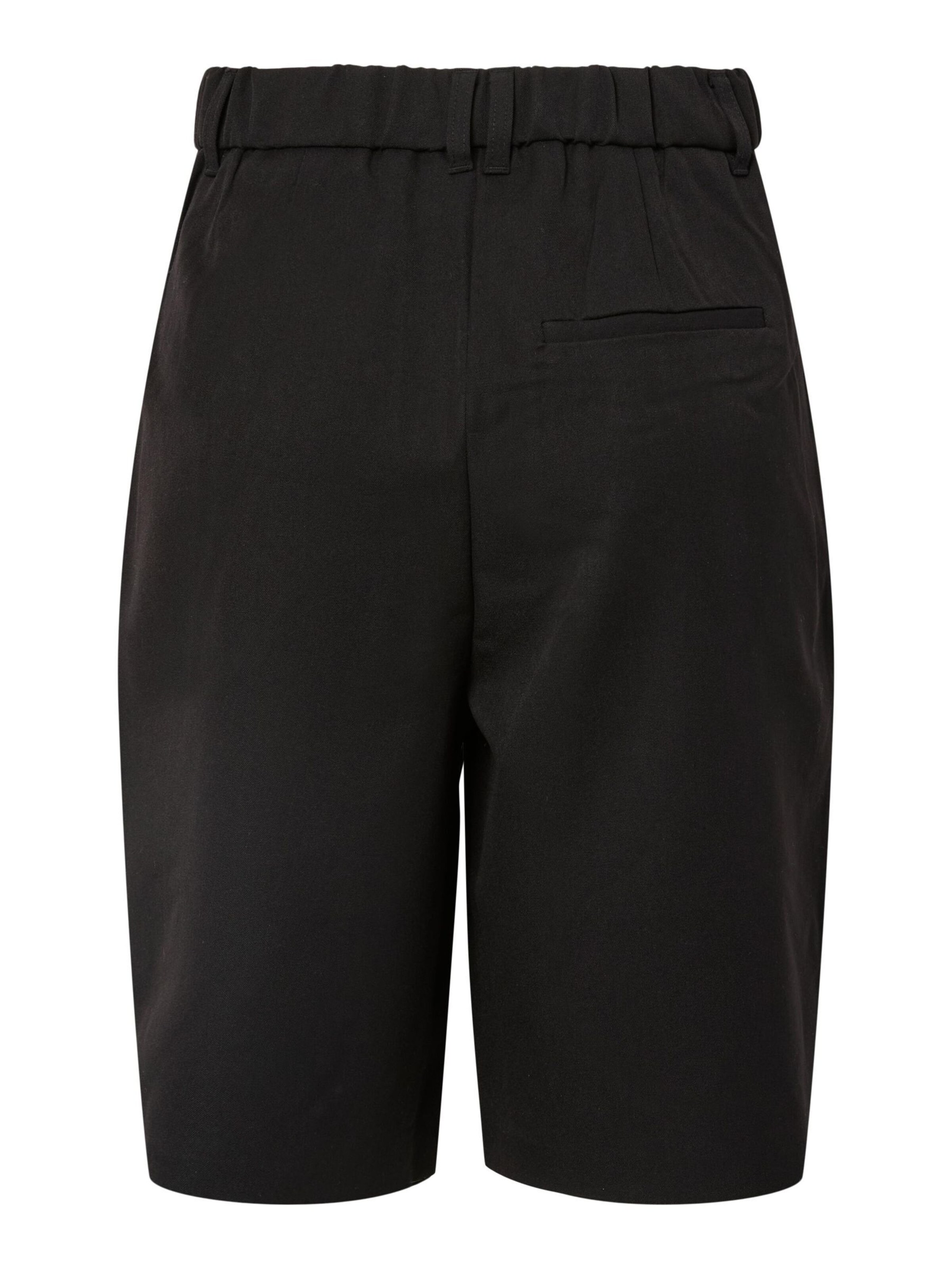 Loosefit Pantalon à pince 'PCKamil' PIECES en noir