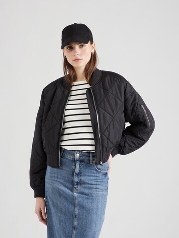 Veste mi-saison 'VIOLA' ONLY en noir : devant