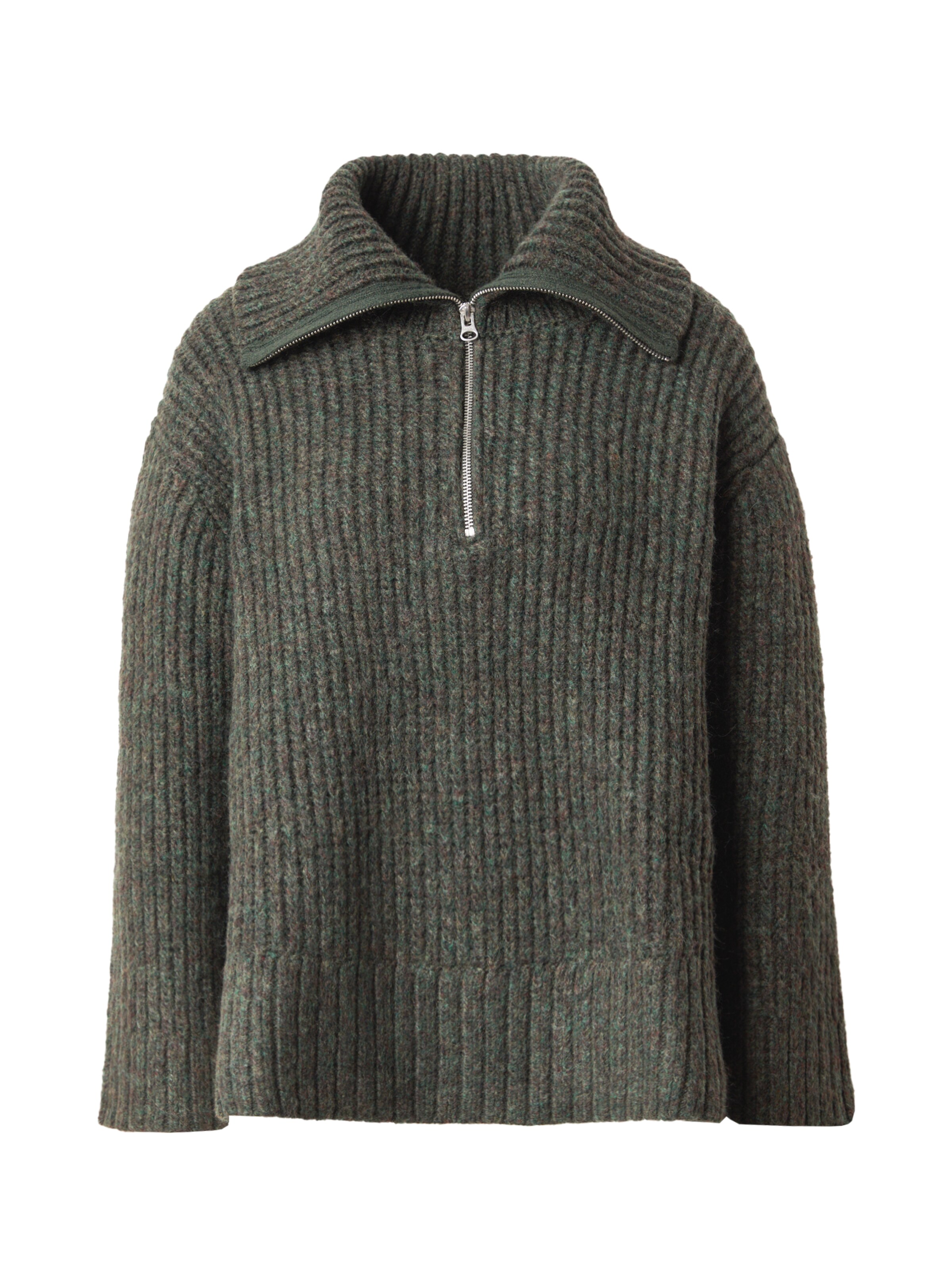 WEEKDAY Pulóver 'Cillia' - zöld: elől