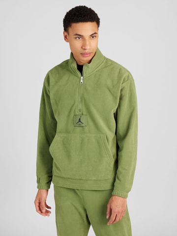 Jordan Sweatshirt 'ESS' in Groen: voorkant