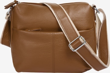 Sac à bandoulière Samantha Look en marron : devant