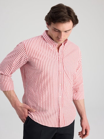 D’S Damat Overhemd in Rood: voorkant