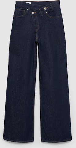 Pull&BearWide Leg/ Široke nogavice Traperice - plava boja: prednji dio