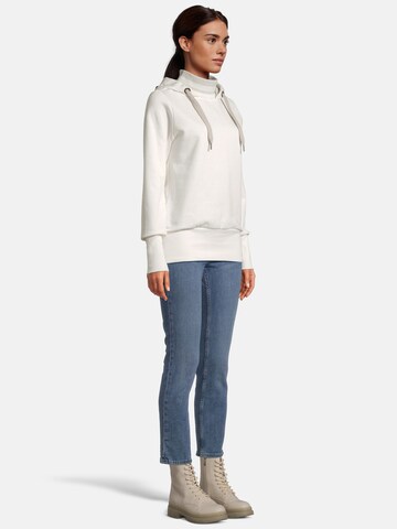 salzhaut Sweatshirt 'RÖÄEN' in Wit