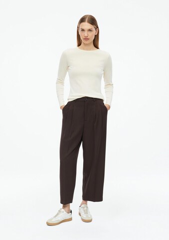 s.Oliver Barrel Pleat-front trousers in Brown