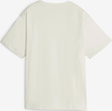 PUMA Λειτουργικό μπλουζάκι 'ESS+' σε λευκό
